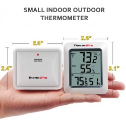 Meter Thermo Pro + Sensor Wireless - Temperature/Humidity 