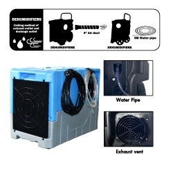 Coolbreeze CB45 LGR Compact Dehumidifier stackable Low Profile | Limited Stocks!